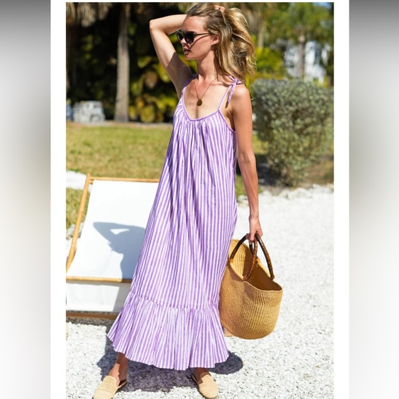 Emerson Fry Dresses & Skirts - Emerson Fry India Collection Sundress - Lavendula Stripe. XS/S.